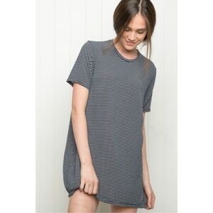 Brandy Melville striped T-shirt dress 28” length